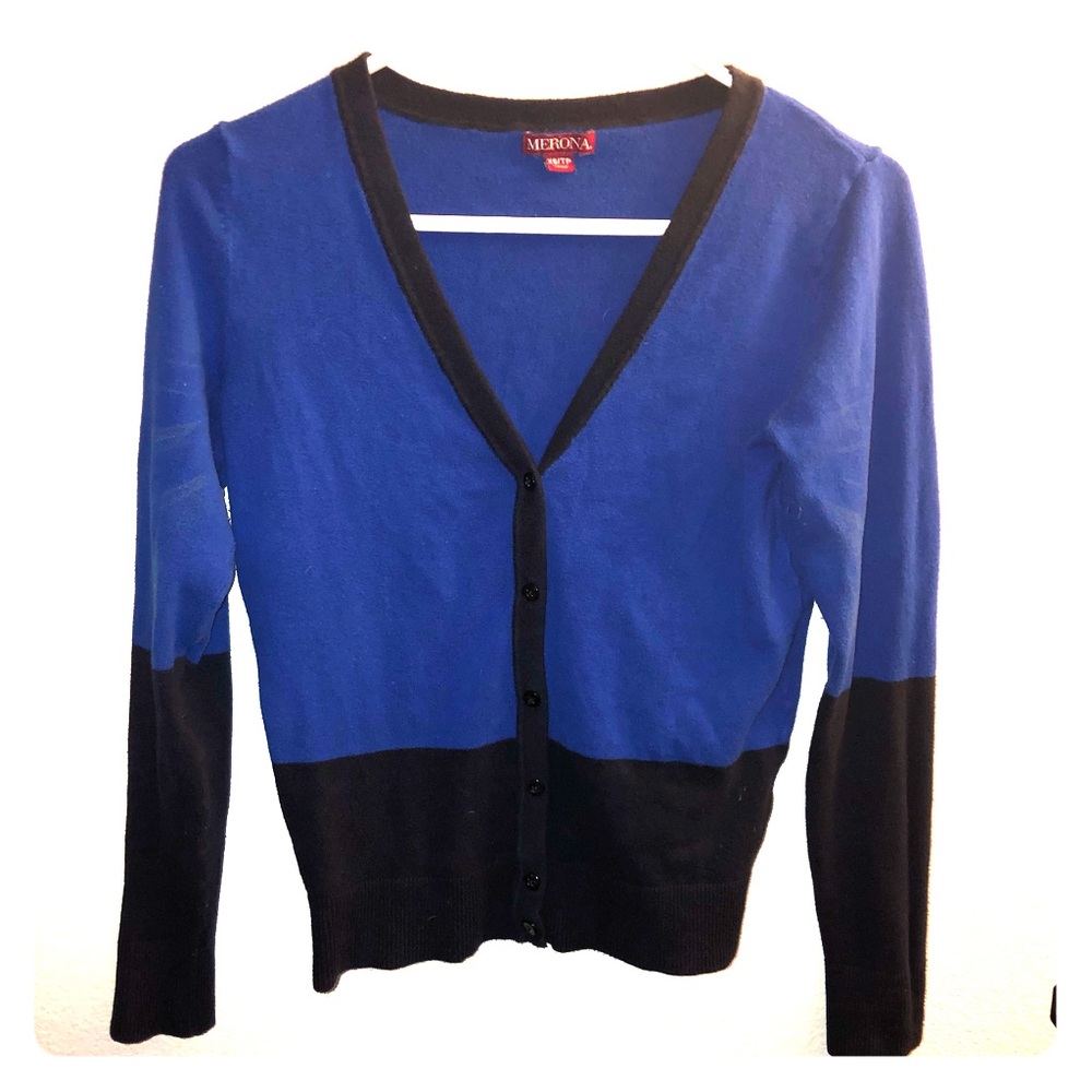 Merona Navy blue and Dark blue Cardigan.